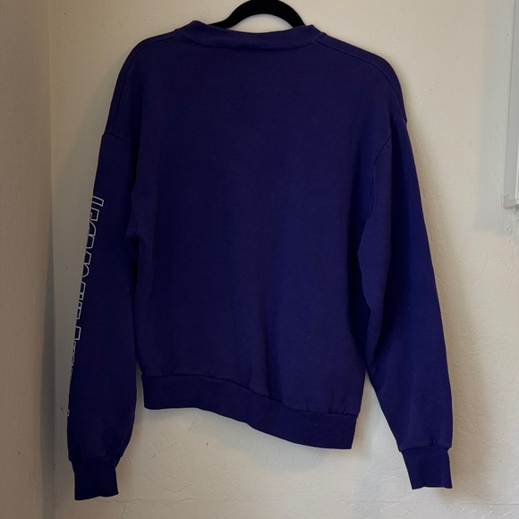 Vintage Y2K Girl Scouts Purple Frog Leap to the Future Graphic Sweatshirt - Picture 7 of 7